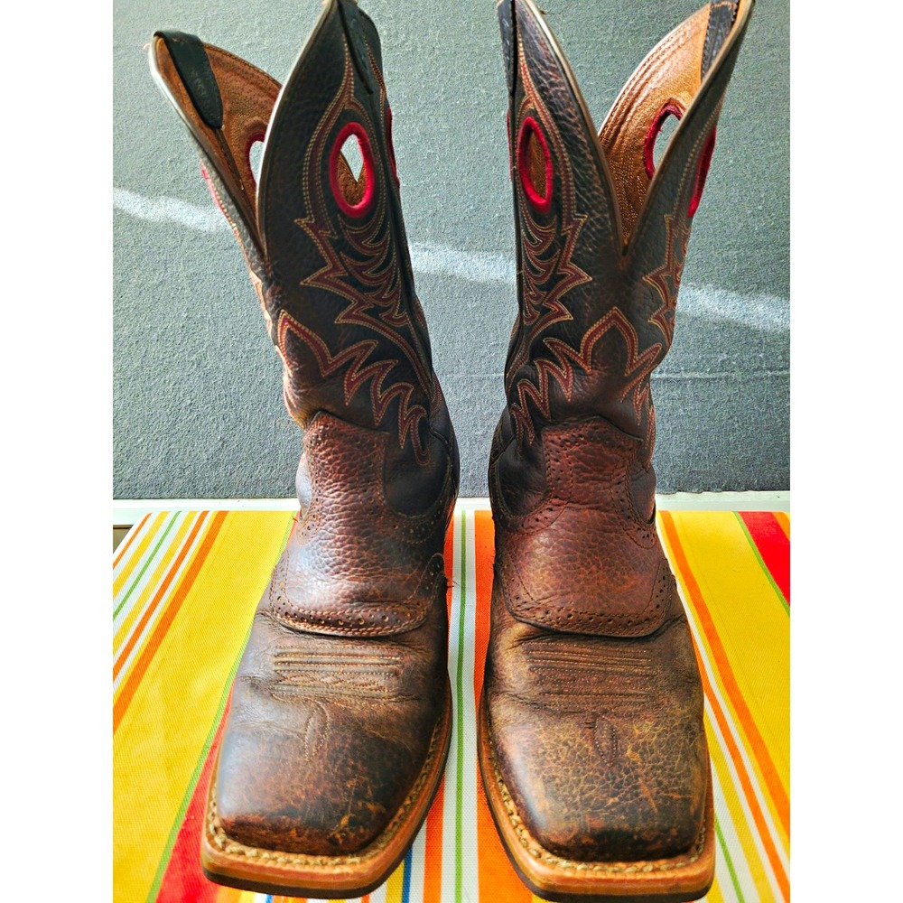 Ariat Men's Brown Leather Western Cowboy Boots US 8D MPN 10012788